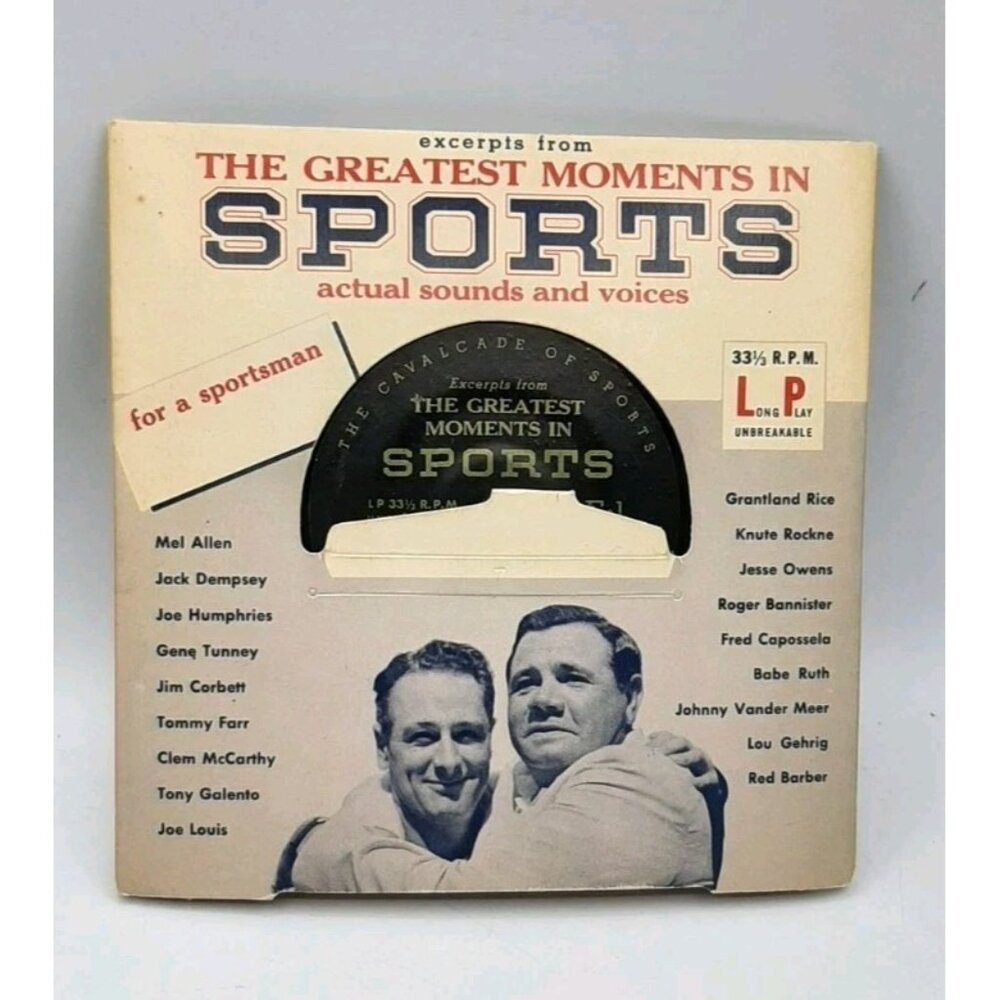 Babe Ruth Lou Gehrig The Greatest Moments In Sports EP 33 PS Mel Allen Knute